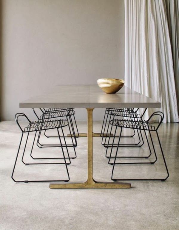 ruokasali-suunnittelu-kaunis-ja-moderni-laitoksessa ideoita-cool-ruokasalin tuolit