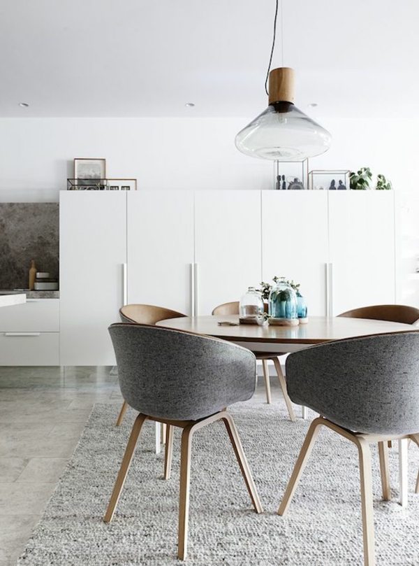 ebédlő bútor modern bútor-étkezési szoba nagy - stílusú ötletek