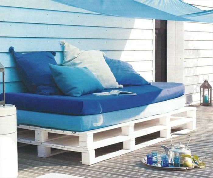 EUR-kuormalavoja huonekalut blue-sohva