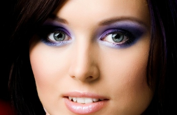 眼妆 - 紫色的配色方案