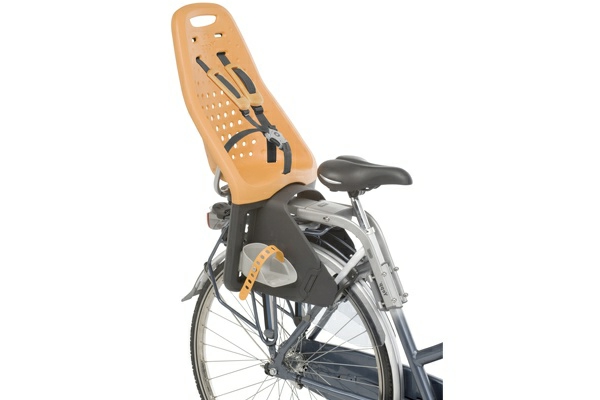 自行车儿童座椅模型 - 在 - 橙 - 儿童座椅的自行车