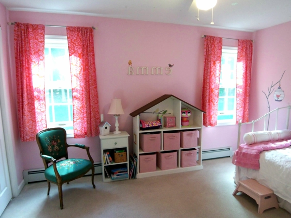fantastique chambre en rose-couleur-