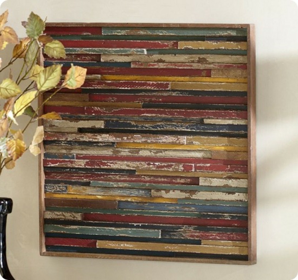 रंग-पैलेट लकड़ी सजावट विचार-दीवार डिजाइन
