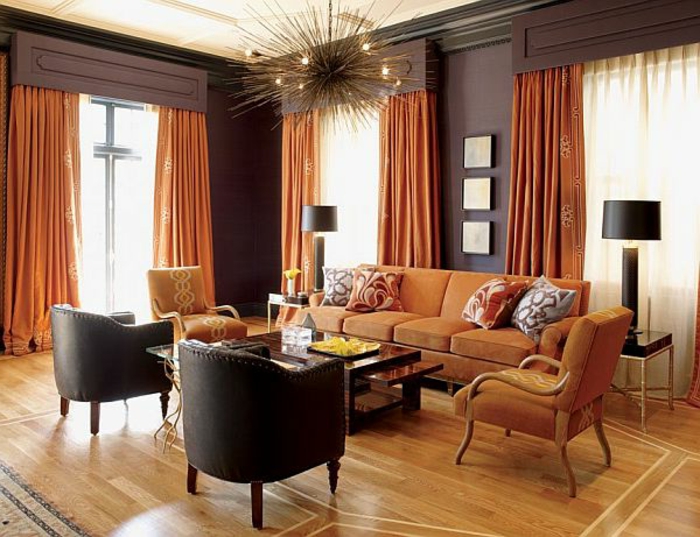 colores interiores diseño de dos-negro-sillas