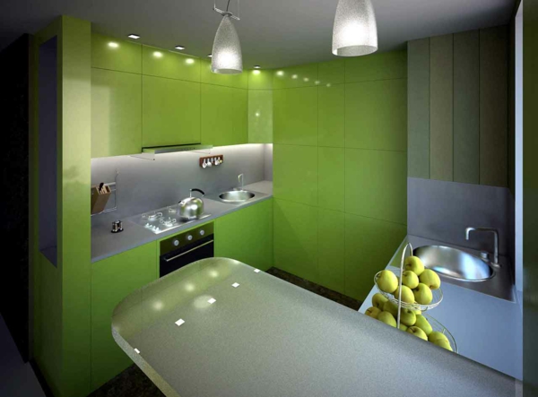 调色板 - 墙面漆 - 厨房 - 绿色 - 青苹果