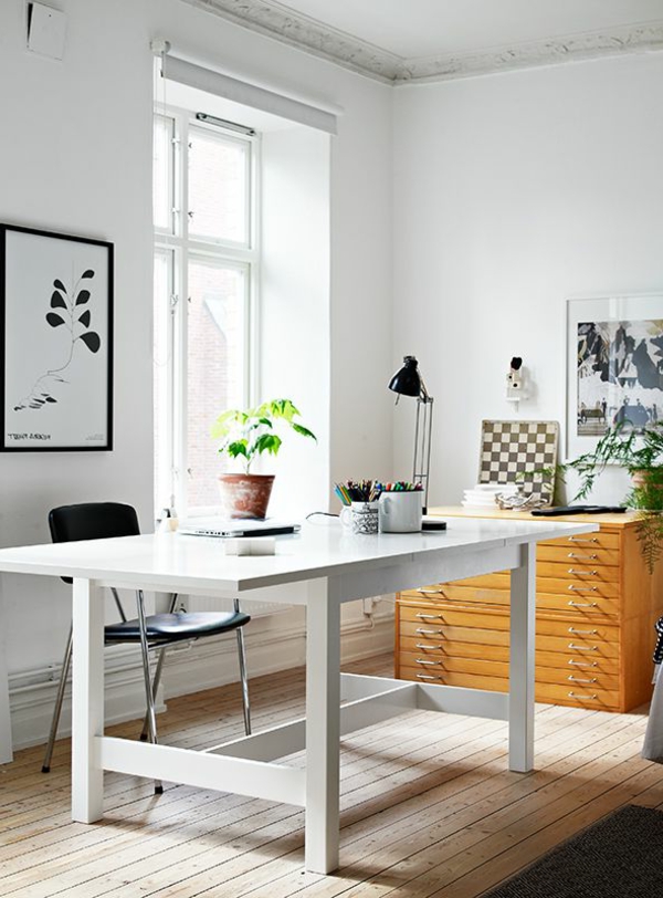 Feng-Shui-back in-Arbeitszimmer-a-la-pared - óptima