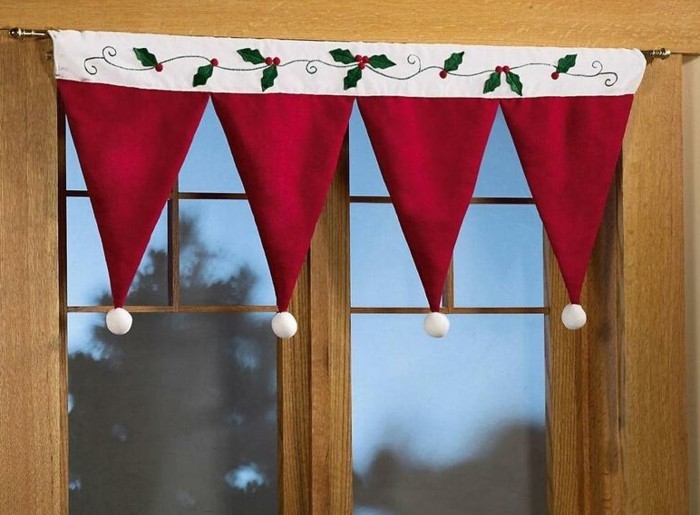 Hang-karácsony-nagy-sapka-ablak decorations-
