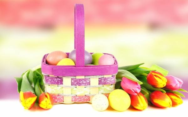 खुश ईस्टर-गुलाबी-चित्र-ट्यूलिप-अंडे