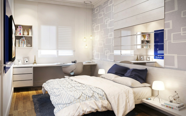 спалня за гости wohnideen двустаен-идеи-дизайнерски идеи двустаен настроени-модерен двустаен-къща за гости