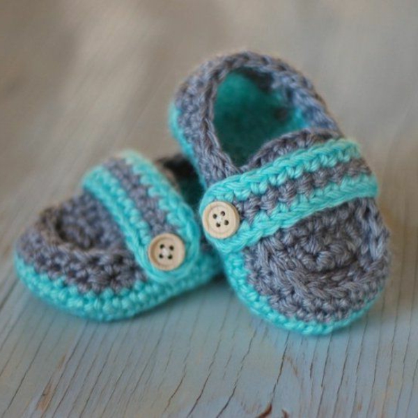година-пра-дизайн-плетиво бебешки обувки-пра-идеи-за-Häkeleien