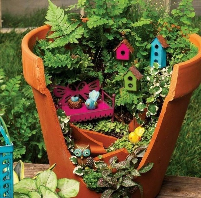 las ideas-para-small-jardines-creativa-diseño-con-flores de jardín