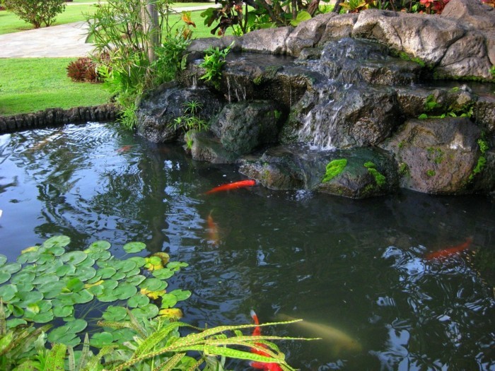 gartenteich，添加新创意到主题的迷你花园pond-