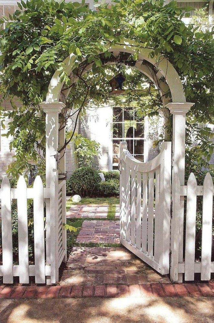 Gartentor-circular Fence arco-menos