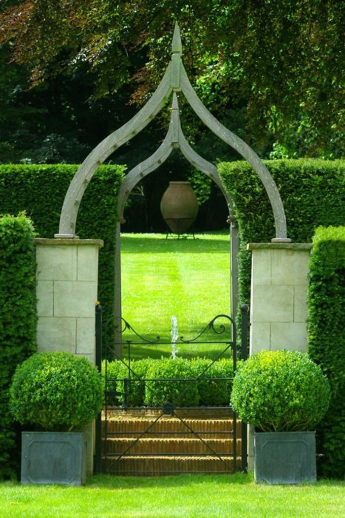 puertas de jardín y vallas-Green-jardín