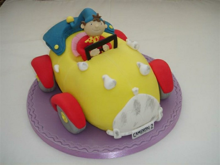 עבור-ילדים-יצירתי-מודל דמוי-א-רכב עוגה-מבט הולדת,