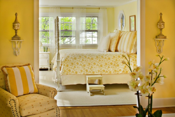 צהוב-גוונים-צהוב-Bedroom-רעיונות 1024x683