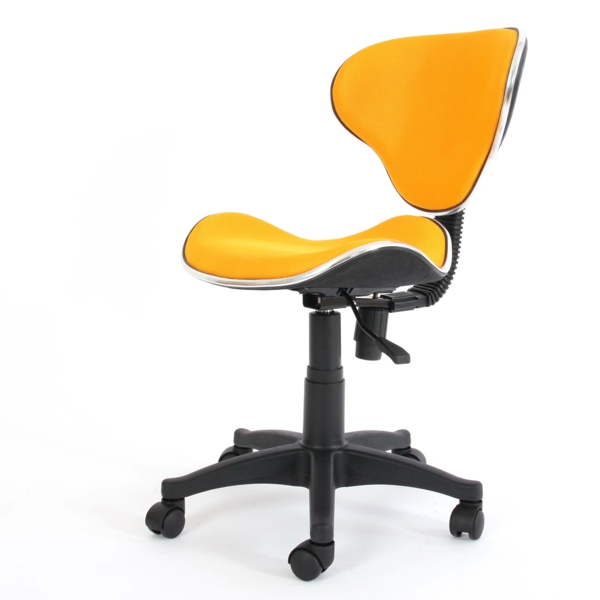 黄舒适的办公椅优雅的模型办公家具