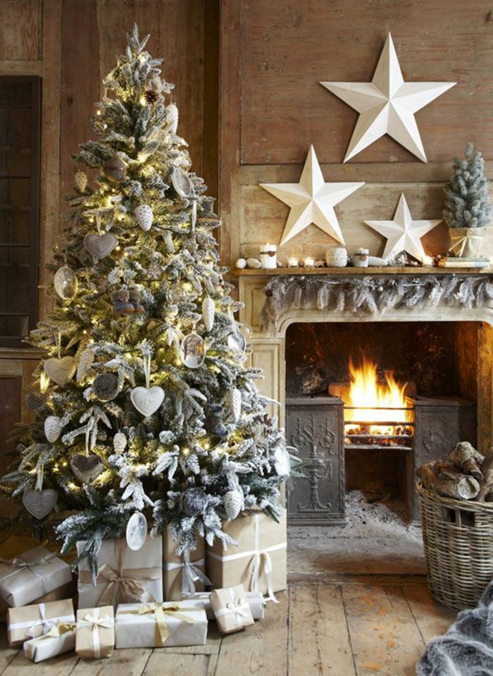 舒适的氛围壁炉枞树圣诞装饰礼品
