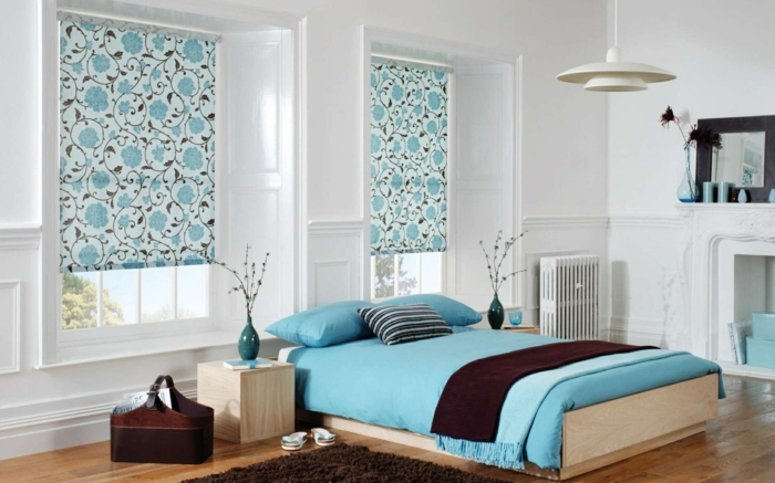 חדרים נעימים-make-מיטה-עם-כחולה-מיטה ומצעים