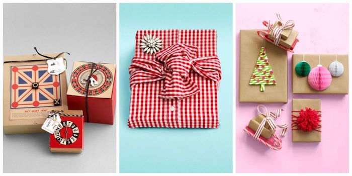 Ajándék csomag ötletek, ajándék wrap régi ing, karácsonyi dekoráció