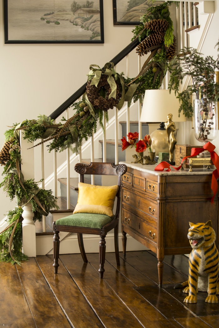 Ideas de la escalera - Decoraciones de Navidad para la corona de Navidad feliz del humor