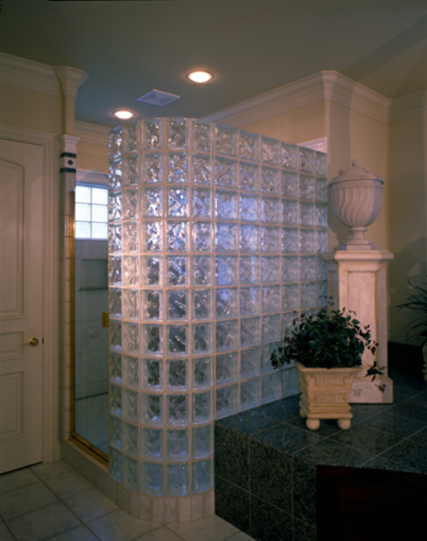 玻璃砖出现换淋浴超现代