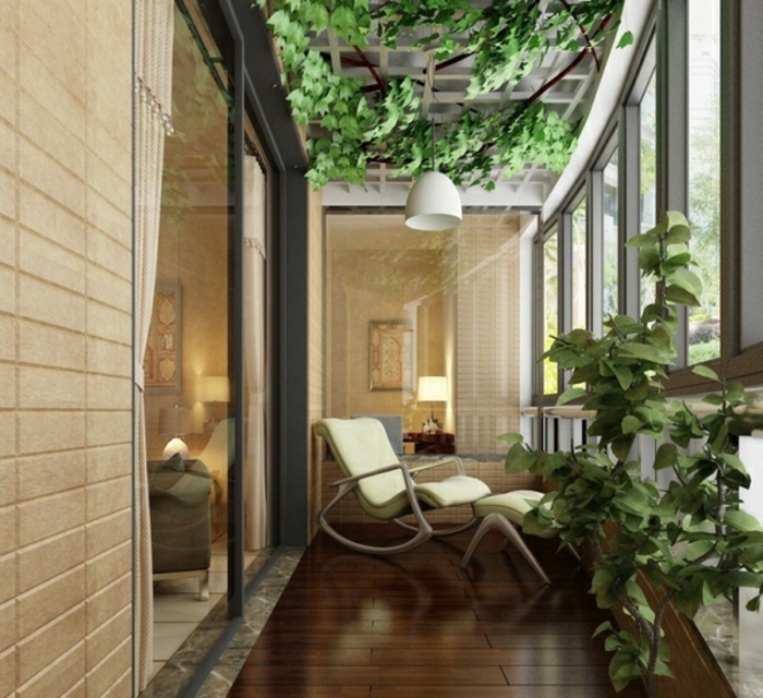 cristal de la pared-terraza-green-plantas a cualquier parte