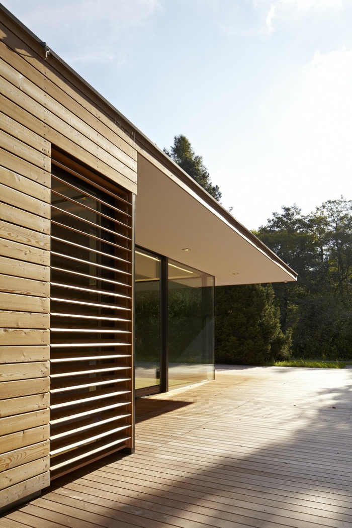 mur-terrasse ultra-moderne de verre architecture
