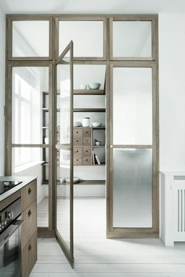 कांच के दरवाजे के लिए आंतरिक-सुंदर-इंटीरियर डिजाइन-wohnideen