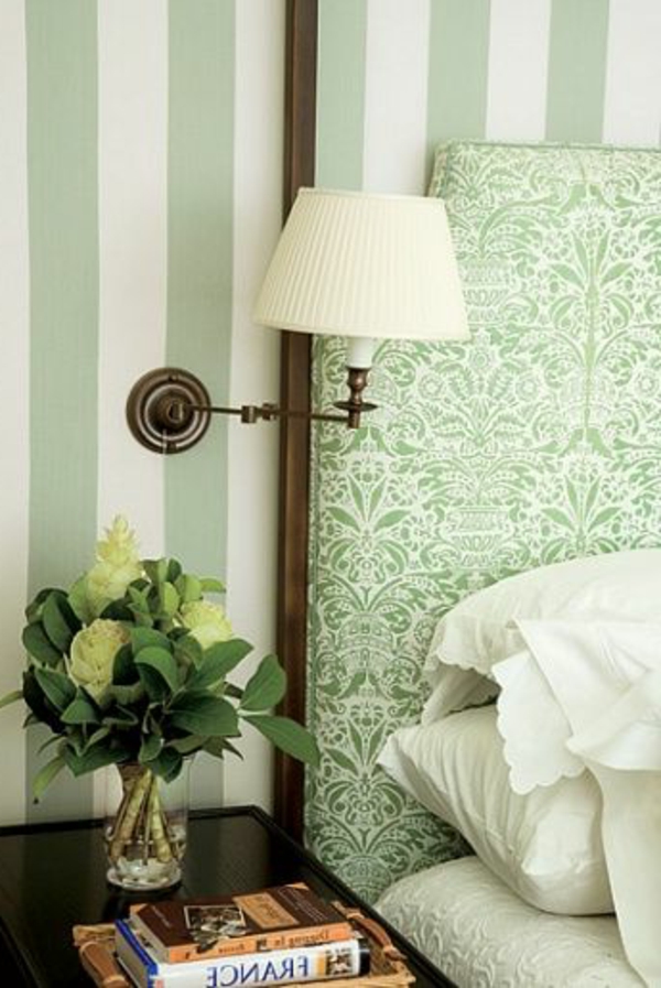 vihreä-wall design-for-makuuhuoneen-kodikas-Ambiente