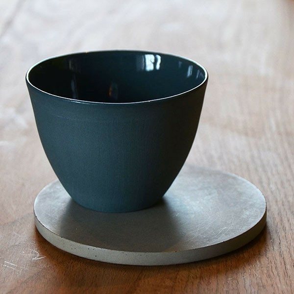 כוסות אספרסו אפור מודלים מודרניים בצבע כהה