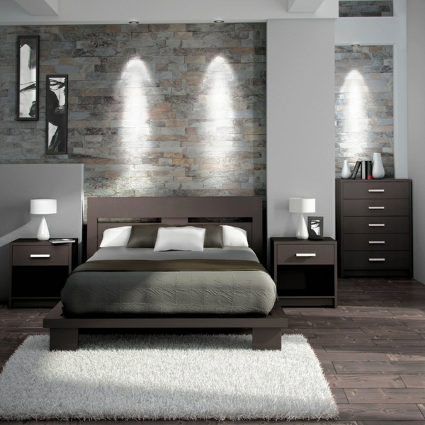 gris-luxe-chambre-design moderne-