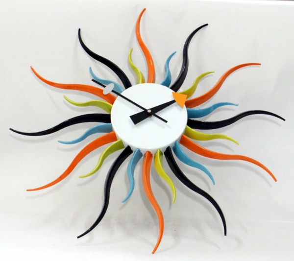 שעון קיר גדול עיצוב יצירתי - sunbeams דומים