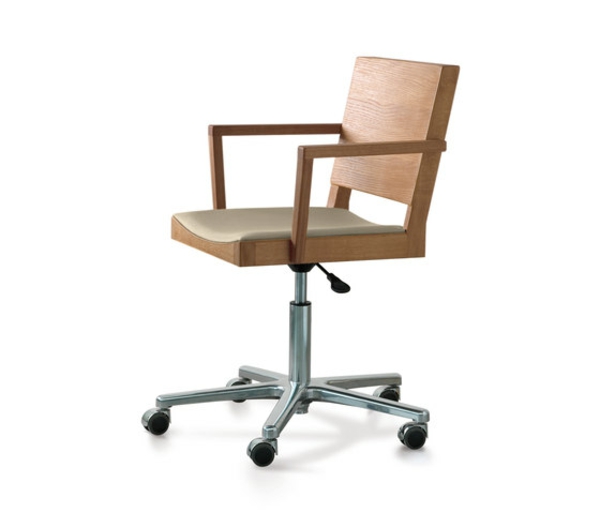 木制办公椅与 - 漂亮的设计的室内设计理念
