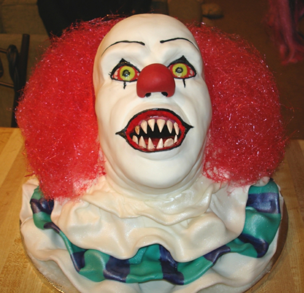 万圣节蛋糕，可怕的小丑