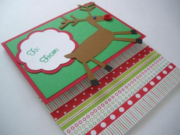 क्रिसमस कार्ड के डिजाइन के लिए हस्तनिर्मित शानदार विचार