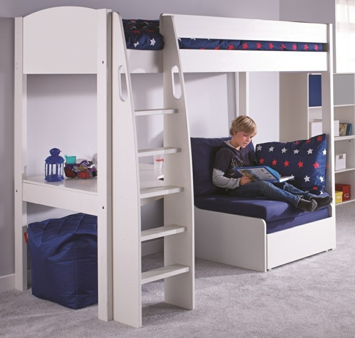 מיטת קומתיים-עצמו-build-fancy-גבוה מיטות-for-ילדים