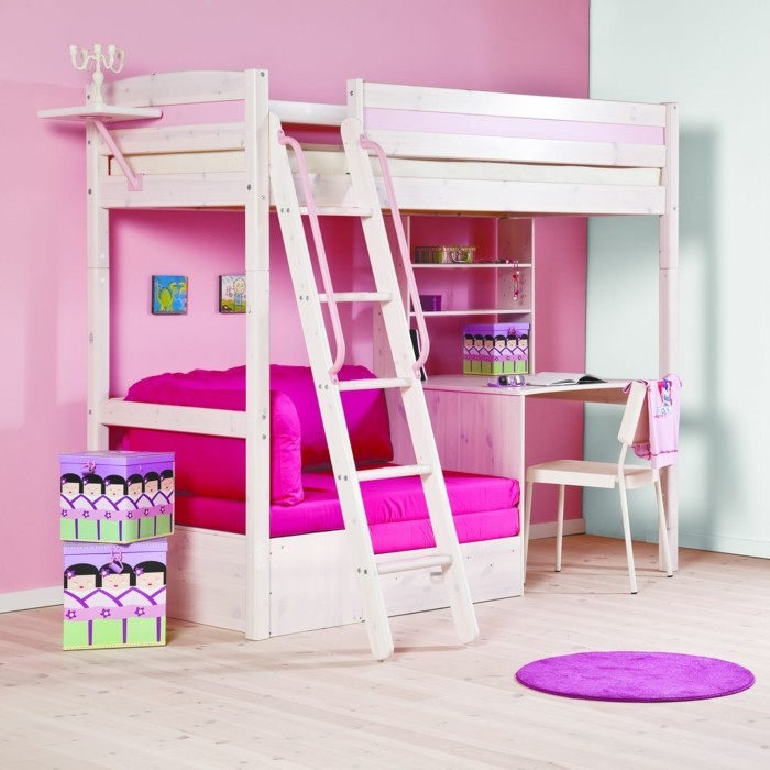 מיטת קומתיים-עצמו-הצטברות המיטה-עם-שולחן-ו-ארון-עבור-the-ילדים