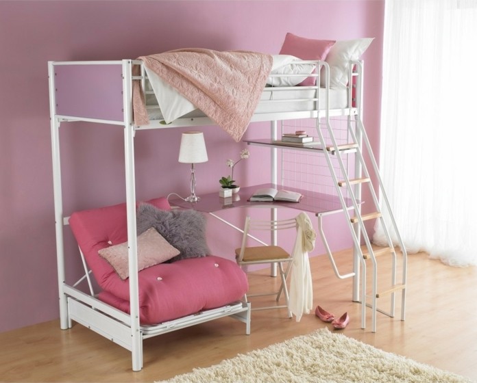 קומותיים לבנות מיטה-עצמו-זה-א-גבוה מיטה-עם-שולחן-ו-ארון-עבור-ילדים