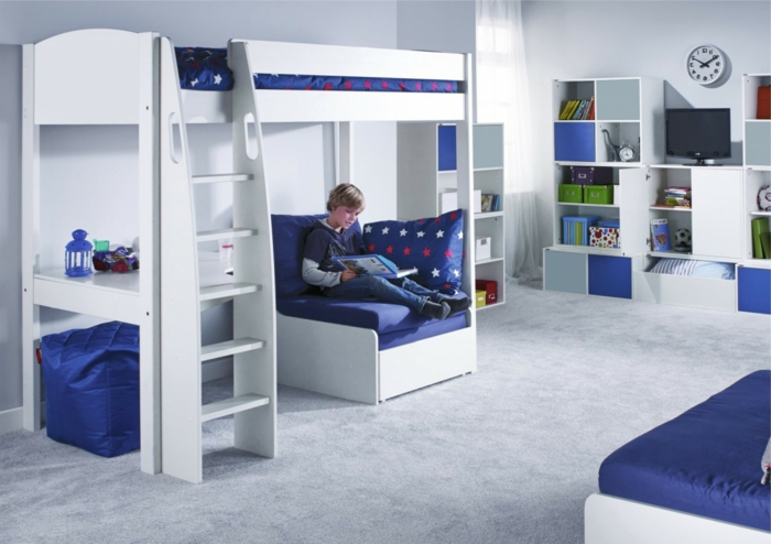 מיטה-עצמו-הצטברות קומותיים מיטות-for-ילדים-build