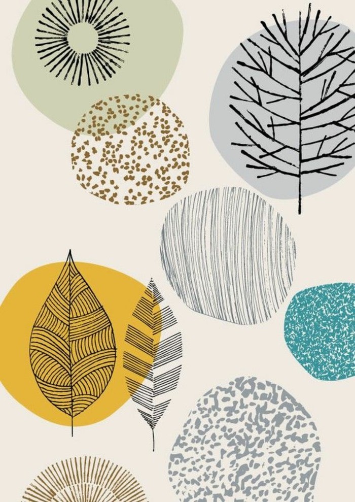 质量壁纸-自然漆附图叶树木