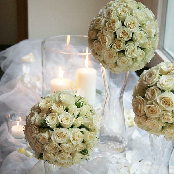 boda-rosa bolas-hermosas-decorar velas