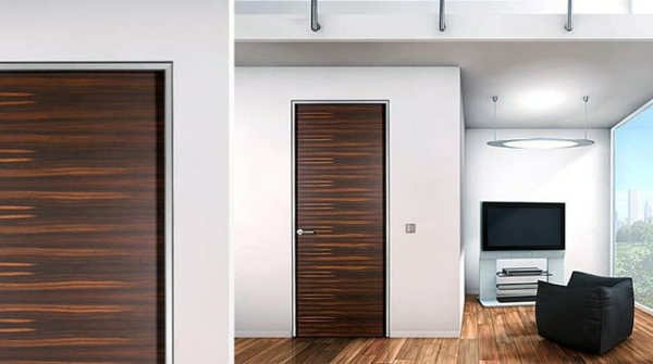 дървени врати и за интериора - модерен интериор-дизайн-на-на-къщата