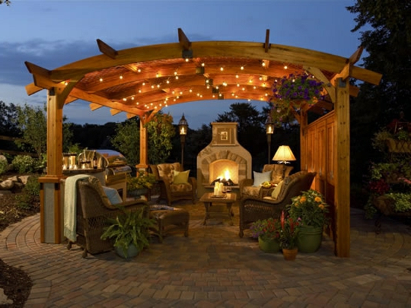 מרפסת עץ-עצמית לבנות רומנטית-אווירה ליצור-יפה תקרה המרפסת לבנות את עצמך
