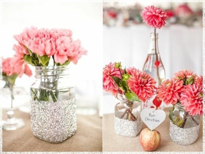 Érdekes DIY esküvői szervezni-nagyon szép-virágok-and-kupa