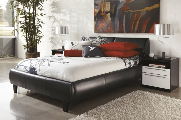 interesante modelo tapizado cama con camas box-gran-diseño