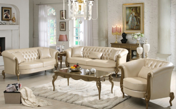 piezas de mobiliario italiano-salón-color beige