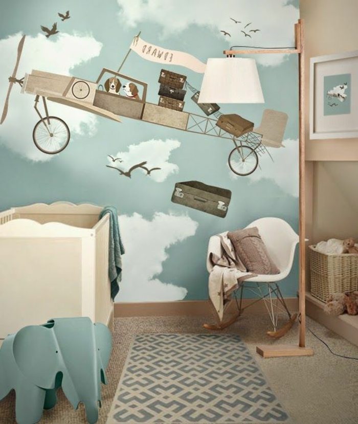 Young спален комплект стена декорация-за-детска градина