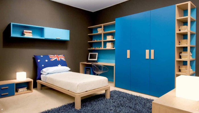 Младият спални на грим оригинални-идеи-за-стена дизайн