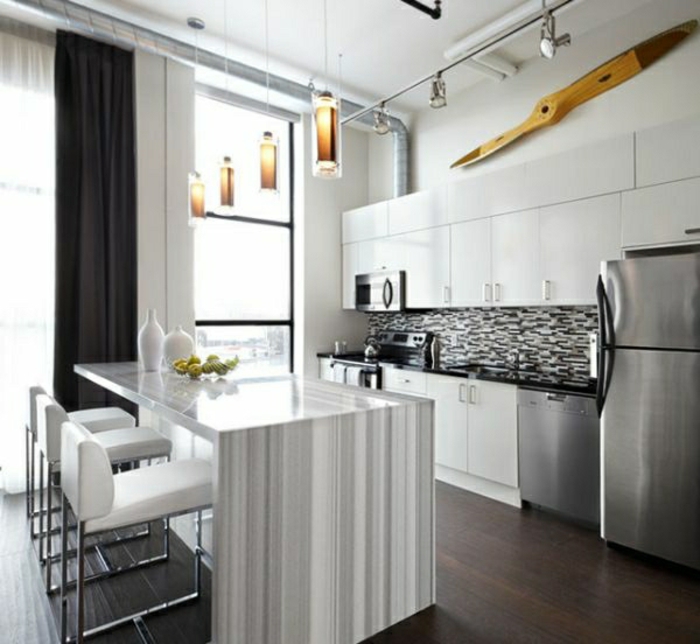 konyha-modern design-fal színe és a szürke-super-szín-mix